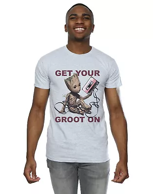 Buy Marvel Men's Guardians Of The Galaxy Get Your Groot On T-Shirt • 13.99£