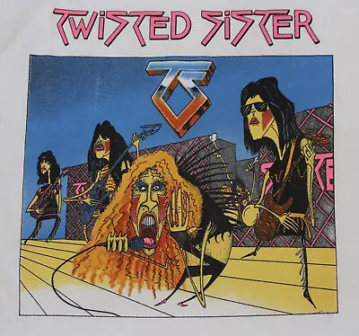 Buy Rare Twisted Sister Under The Blade Short Sleeve White Men S-234XL T-Shirt D065 • 17.73£