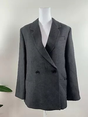 Buy Anine Bing WOMENS Koir Grey Blazer, Size 6 • 186.38£
