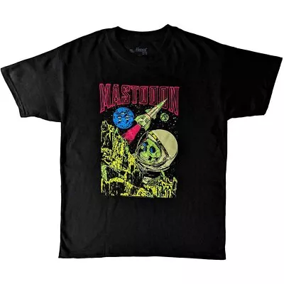 Buy Mastodon Kids T Shirt Space Colorization Logo Official Black Ages 5-14 Yrs XL • 14.26£