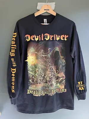 Buy DEVILDRIVER Dealing With Demons Vol. II Double Sided Long Sleeve Sz M 19.5x28.5 • 23.34£