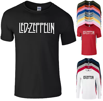 Buy Led Zeppelin T Shirt Rock Band Concert Tour Mens Childrens Womens Tops Tee W2 • 17.99£