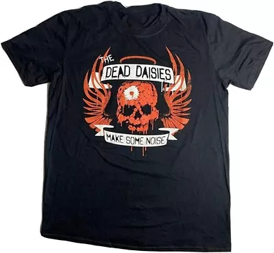 Buy Vtg THE DEAD DAISIES Make Some Noise Cotton Black Full Size Unisex Shirt • 17.73£