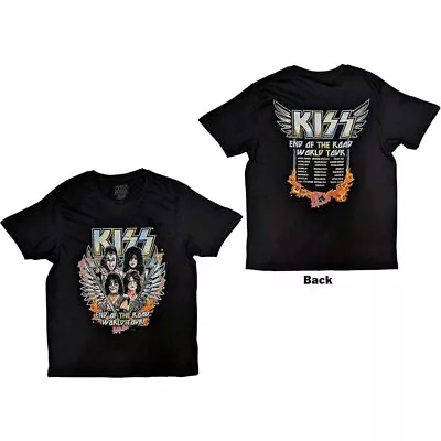 Buy KISS Unisex T-Shirt: End Of The Road Wings (Back Print) (Large) • 17.80£