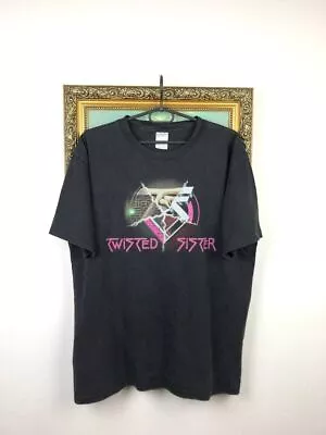 Buy Vintage Twisted Sister Band Tour Shirt Reunited Rare Tee Hype Size L • 73.30£