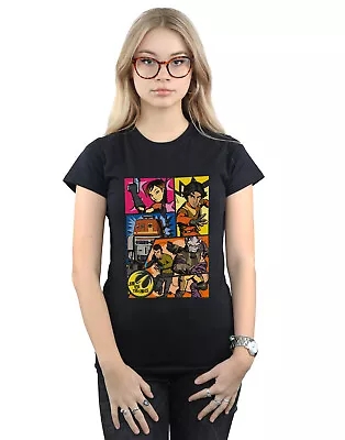 Buy Star Wars Women's Rebels Comic Strip T-Shirt • 13.99£