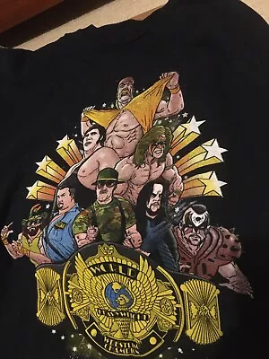 Buy WWF WWE Wrestling T-Shirt Medium 80s 90s Hulk Hogan Ultimate Warrior Undertaker • 4.20£