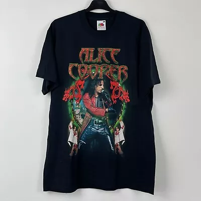 Buy Alice Cooper Tour 2002 Rare Vintage Band T-Shirt L • 10£