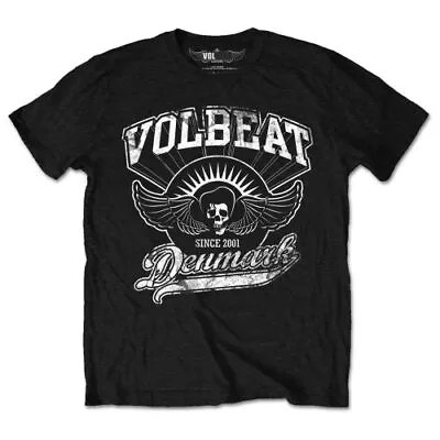 Buy Volbeat - Denmark T-Shirt - Band T-Shirt - Official Merch • 20.36£