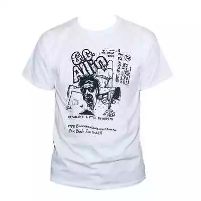 Buy Gg Allin Hardcore Punk Rock T Shirt Unisex Short Sleeve S-5Xl • 18.66£
