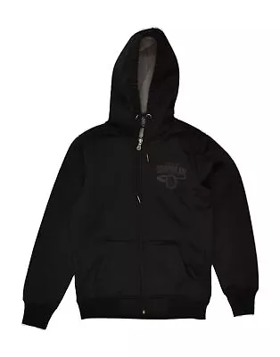 Buy SCORPION BAY Boys Graphic Zip Hoodie Sweater 11-12 Years Large Black BO10 • 13.54£