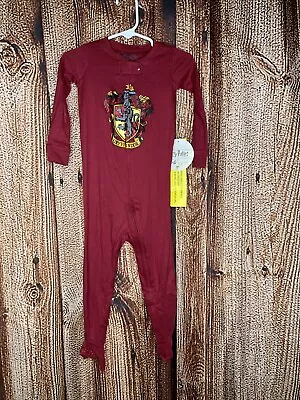 Buy Gryffindor HARRY POTTER Baby Sleeper Footie Pajamas One Piece Size 24 Months • 12.52£