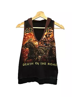 Buy Vintage Iron Maiden T-Shirt Women’s Sleeveless Hoodie Double Sided Rare Sz M  • 32.68£