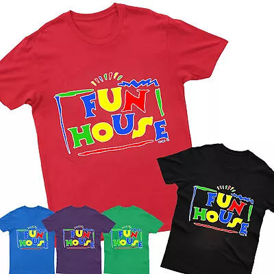 Buy Fun House Mens T-Shirt Funny Retro Fancy Dress Classic Costume Kids Boys Tee Top • 10.99£