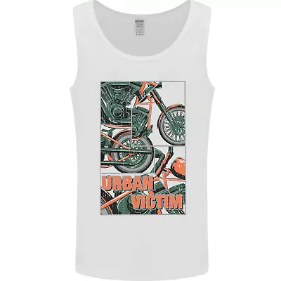 Buy Urban Victim Motorcycle Motorbike Biker Mens Vest Tank Top • 10.49£