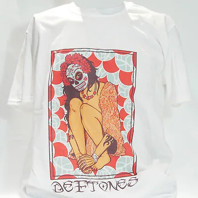 Buy Deftones Metal Punk Rock Short Sleeve White Unisex T-shirt S-3XL • 14.99£
