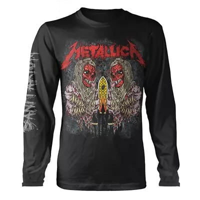 Buy Metallica 'Sanitarium' Black Long Sleeve T Shirt - NEW • 24.99£