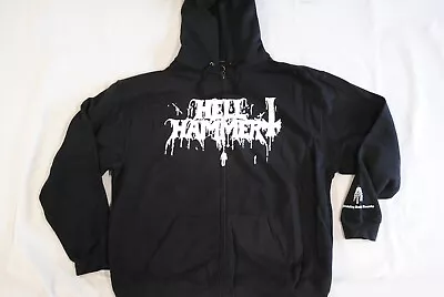 Buy Hellhammer Logo Only Death Is Real Hoodie Hooded Sweatshirt New Official Rare • 20.99£