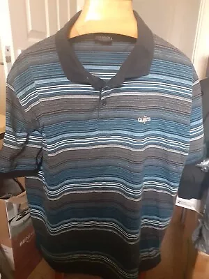 Buy Guinness Men’s Polo Shirt T-shirt Top Short Sleeve Striped 3 XL • 6.99£
