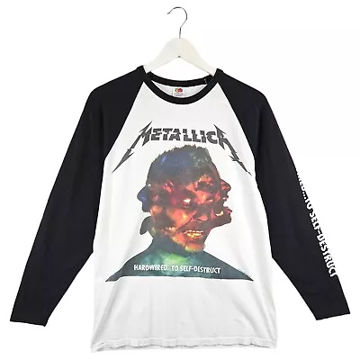 Buy Metallica Hardwired To Self-Destruct Black White Band T Shirt Tee Size L Large • 25£