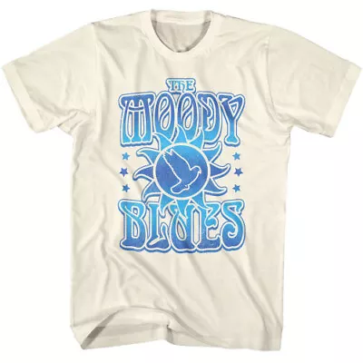 Buy Moody Blues Bird And Sun Natural Adult T-Shirt • 16.77£