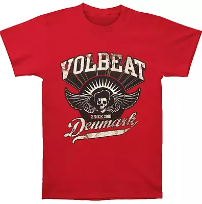 Buy Volbeat Rock Band T-shirt Red Short Sleeve All Sizes S-5Xl JJ4077 • 20.39£
