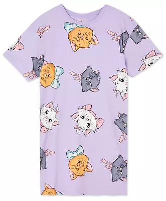 Buy Ladies Nightshirt DISNEY ARISTOCATS Women 6 - 24 T-Shirt Nightie Pyjamas Primark • 15.99£