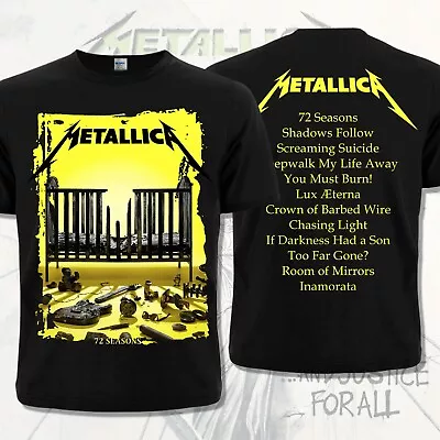 Buy Black T-Shirt Metallica 72 Seasons (2023). Thrash Metal. Heavy Metal. • 18.66£