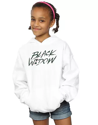 Buy Marvel Girls Black Widow Movie Alt Logo Hoodie • 18.99£