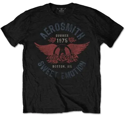 Buy Aerosmith Sweet Emotion Black T-Shirt NEW OFFICIAL • 15.49£