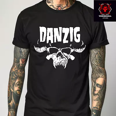Buy Danzig Heavy Metal Rock Band Retro Tee Heavy Cotton Unisex T-SHIRT S-3XL 🤘 • 22.05£