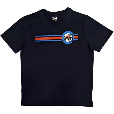 Buy The Jam T Shirt Target Stripe Band Logo Official Mens Navy Blue M • 16.56£