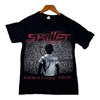 Buy VTG Skillet Concert Band Comatose Christian Rock 2009 Tour Men's T Shirt S • 23.29£