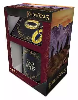 Buy Lord Of The Rings Gift Set - Official Coffee Mug, Coaster And Keychain Boxed Set • 12.99£