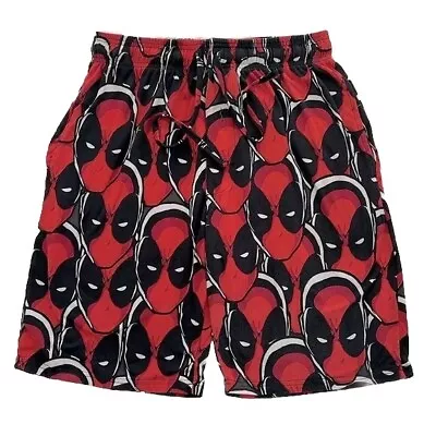 Buy Mens Marvel Deadpool Sleepwear Pajama Shorts Loungewear Size Large Unisex • 13.98£