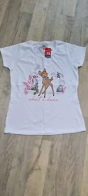 Buy Ladies Disney T Shirt - Bambi Size M New With Tags  • 3£