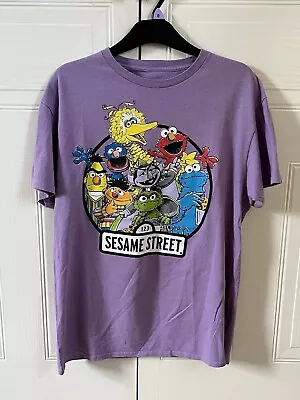 Buy Sesame Street T-Shirt Size Medium Cookie Monster Elmo  • 22.99£