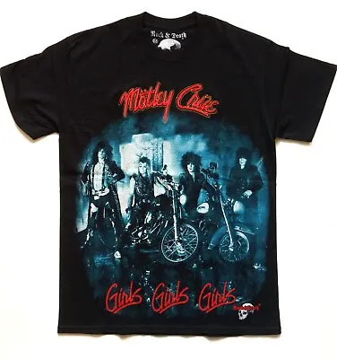 Buy MOTLEY CRUE T-Shirt RARE Embroidered Logo Theatre Of Pain Poison Ratt Skid Row • 29.87£