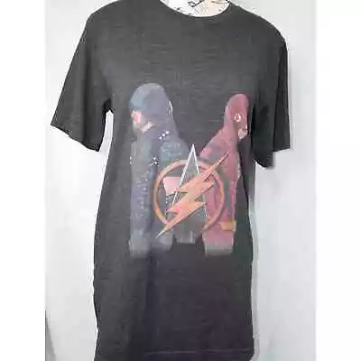 Buy Super Hero Tee Shirt Green Arrow And The Flash Graphic Tee Size Small • 20.22£
