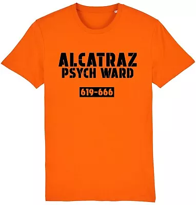 Buy Alcatraz Psych Psycho Ward Jail Prisoner T-Shirt • 10.95£