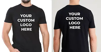Buy Personalised Tshirt Custom Logo T-shirt Text Logo Printing On Cotton T Shirt • 13.49£