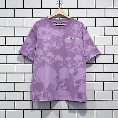 Buy Pleasures Despair Heavyweight Shirt Lavender • 50.41£