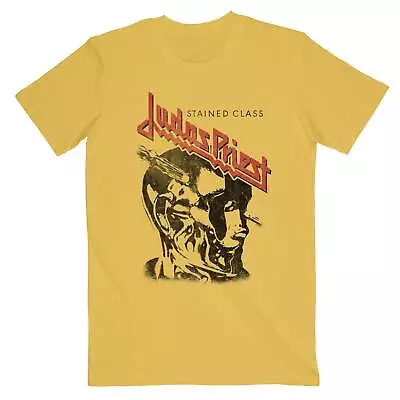 Buy Judas Priest Stained Class Vintage Head Yellow T-Shirt NEW OFFICIAL • 16.79£