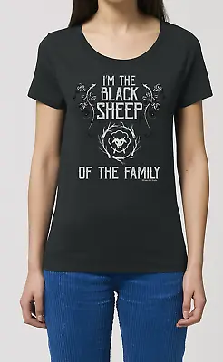 Buy Ladies T-Shirt IM THE BLACK SHEEP OF THE FAMILY Womens Tee Goth Gothic • 8.95£
