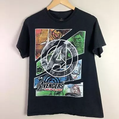 Buy Marvel Avengers Age Of Ultron Movie T Shirt Black Medium  • 16.80£