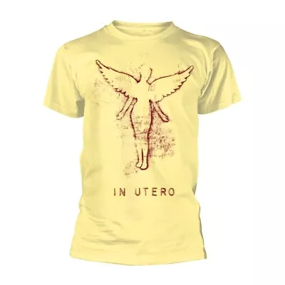 Buy NIRVANA IN UTERO F&B MEN (YELLOW) T-Shirt, Front & Back Print Medium YELLOW • 23.83£