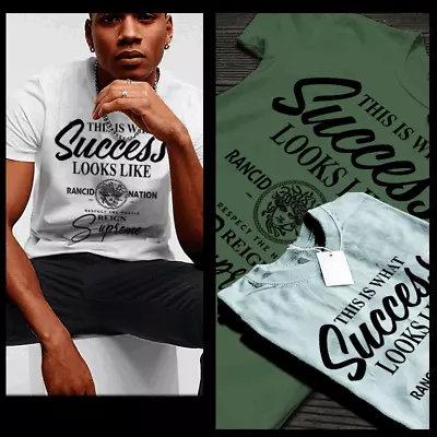 Buy Gangster T-shirt Success Looks Urban Hip Hop Hustle Mafia Mob Thug White Tee  • 18.63£