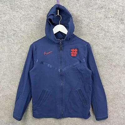 Buy Nike Hoodie Boys Extra Large Blue Tech Pack Player Issue Top England Football • 34.99£