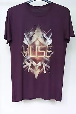 Buy Muse T-Shirt Size Medium 2nd Law World Tour Burgundy • 25£