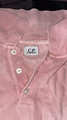 Buy Vintage CP Company Pink T-shirt Size L • 25£